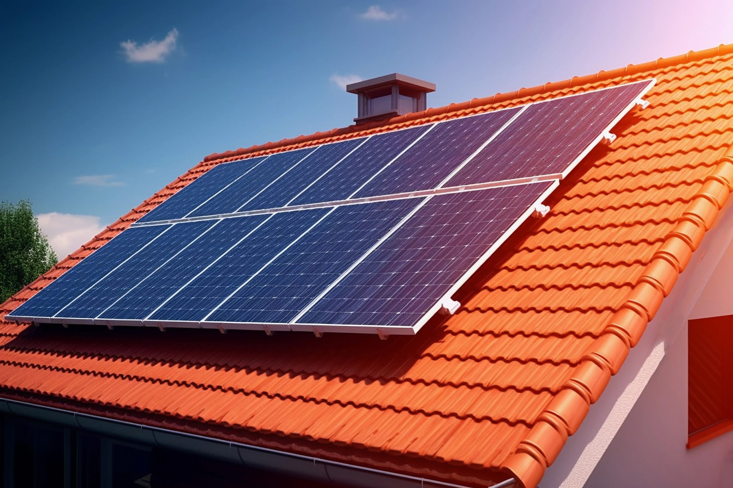 Pose de panneaux solaires sur toiture tuile dans les Yvelines